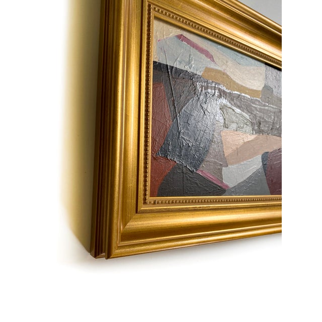 Abstract "Western Movie" 2026 Painting by Jessalin Beutler With Vintage Frame For Sale - Image 3 of 4
