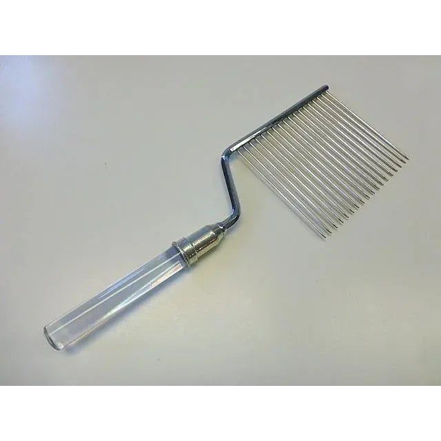 Mid Century Modern Fb Rogers Stainless Steel Lucite Cake Breaker Comb
