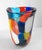 Mid-Century Modern Italian Murano Glass Colorful Patchwork Vase For Sale - Image 4 of 11