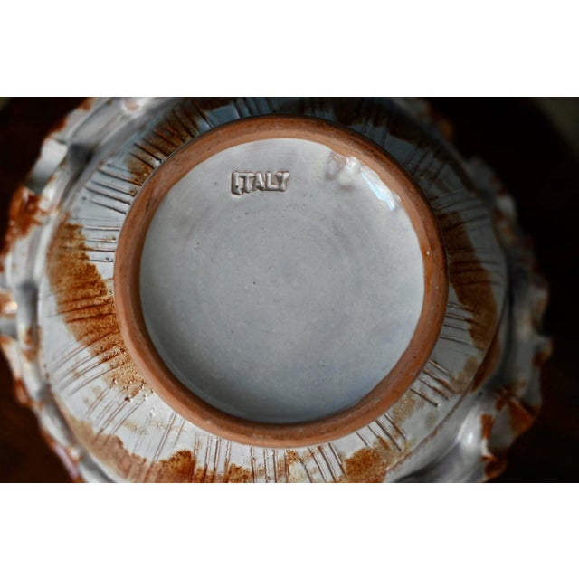 Brutalist Studio Vase in Glazed Ceramic, Italy, 1960s For Sale - Image 11 of 12