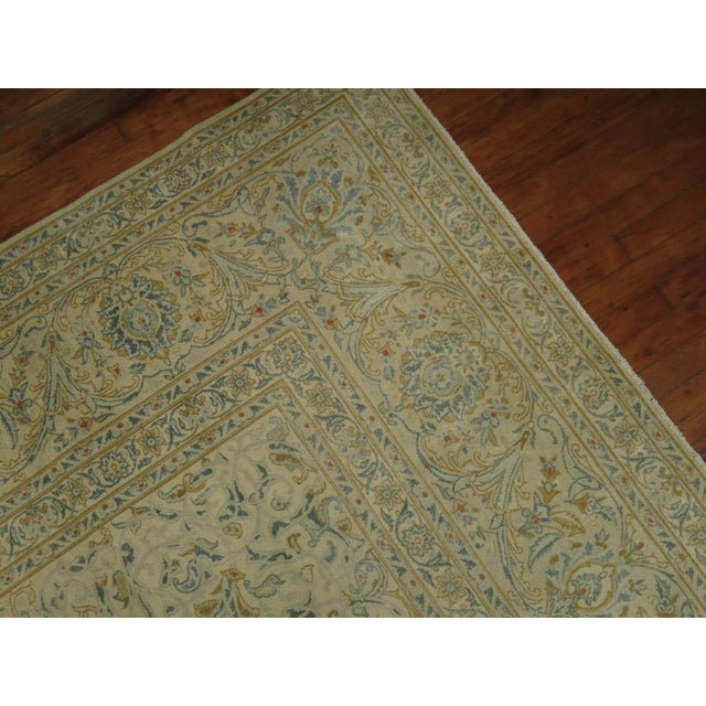 Vintage Kashan Rug, 9'11'' X 13'1'' For Sale - Image 4 of 10
