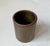 Bauhaus Scandinavian Art Deco Vase or Pen Holder in Bronze, 1930s For Sale - Image 3 of 7