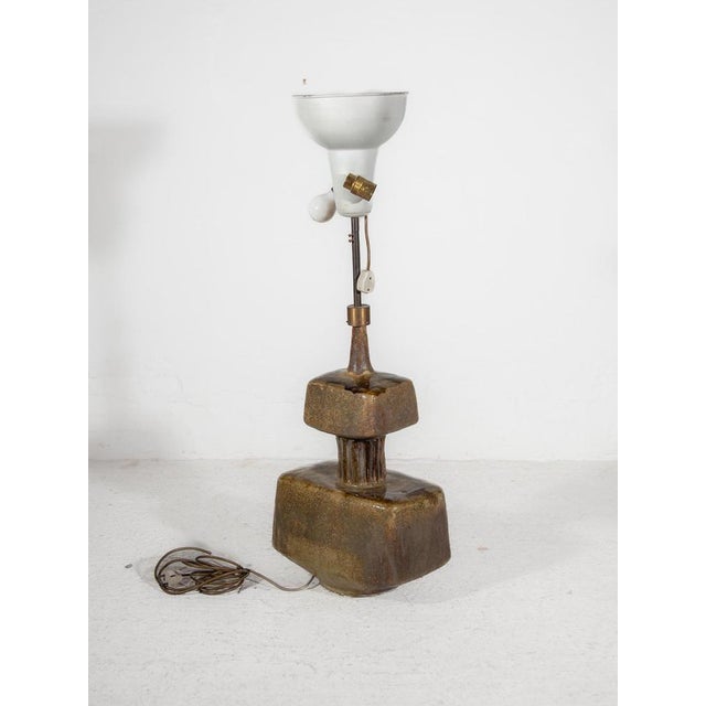 Large Ceramic Table Lamp by Kaiser Leuchten, 1970s For Sale - Image 6 of 11