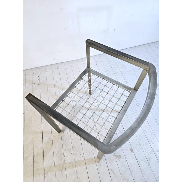 Metal Vintage Chair by Pallucco, 1983 For Sale - Image 7 of 10
