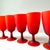 1970s 1970s Satin Glass Goblets - Set of Five For Sale - Image 5 of 8