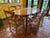 Brown French Country Vintage Style Oval Kitchen Dining Table & 8 Chairs For Sale - Image 8 of 8