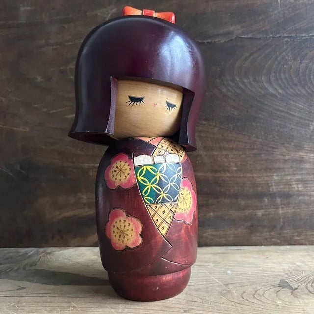 Vintage Kawaii Kokeshi Doll, 1970s For Sale - Image 9 of 9