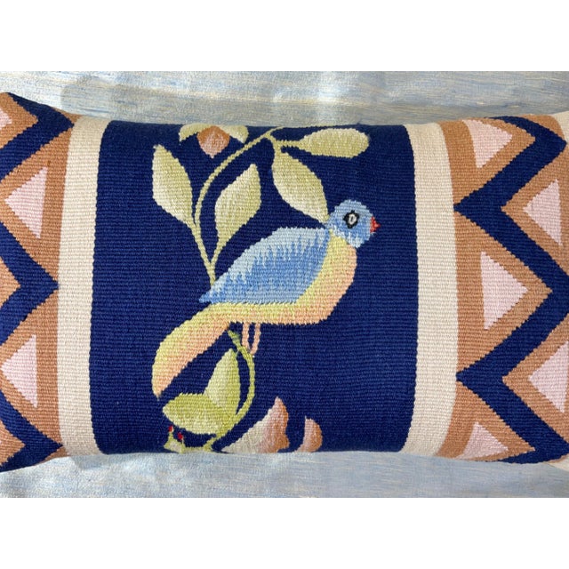 Elegant Single Decorative Hand Woven Pillow For Sale - Image 9 of 9