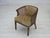 Danish Easy Chair in Velour, Mesh, and Oak, 1950s For Sale - Image 13 of 17