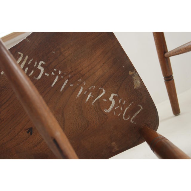 19th Century British Military Windsor Chairs, Set of 4 For Sale - Image 6 of 18