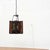 Copper Mid-Century Modern Brutalist French Copper and Glass Pendant Lamp from Accolay, 1960s For Sale - Image 8 of 18