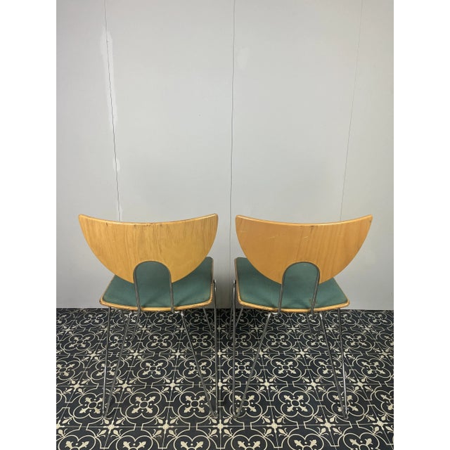 Mikado Dining Chairs by Walter Leeman for Kusch + Co, Set of 2 For Sale - Image 9 of 11