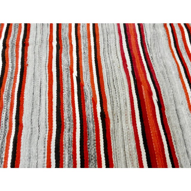 Handwoven Navajo Transitional Area Rug, Circa 1890s For Sale - Image 4 of 11