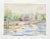 Paper Elizabeth Stiles "Bridge over the Canal" Contemporary Watercolor Landscape Late 20th Century For Sale - Image 7 of 8