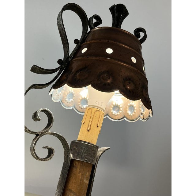 Brutalist Italian Table Lamps, 1960s, Set of 2 For Sale - Image 4 of 18