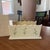 Hand Painted Les Artisans De Provence Wastebasket Tissue Box Hand Towel Bathroom Set For Sale - Image 4 of 6