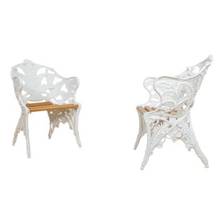 Victorian Coalbrookdale Garden Armchairs, United Kingdom, 1950s, Set of 2 For Sale