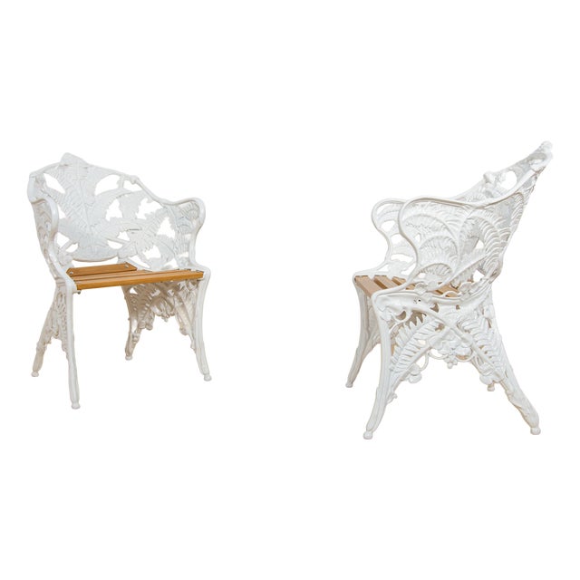 Victorian Coalbrookdale Garden Armchairs, United Kingdom, 1950s, Set of 2 For Sale