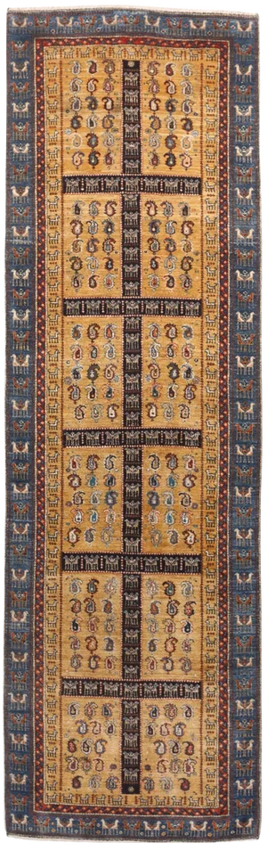 Handmade Persian Runner Rug - 2'10"x 10'