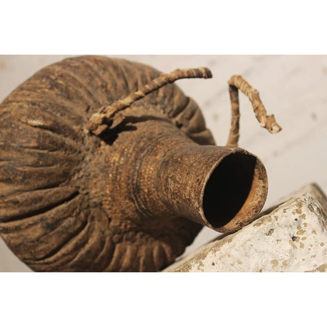 Vintage African Calabash Gourd Water Canteen Chairish