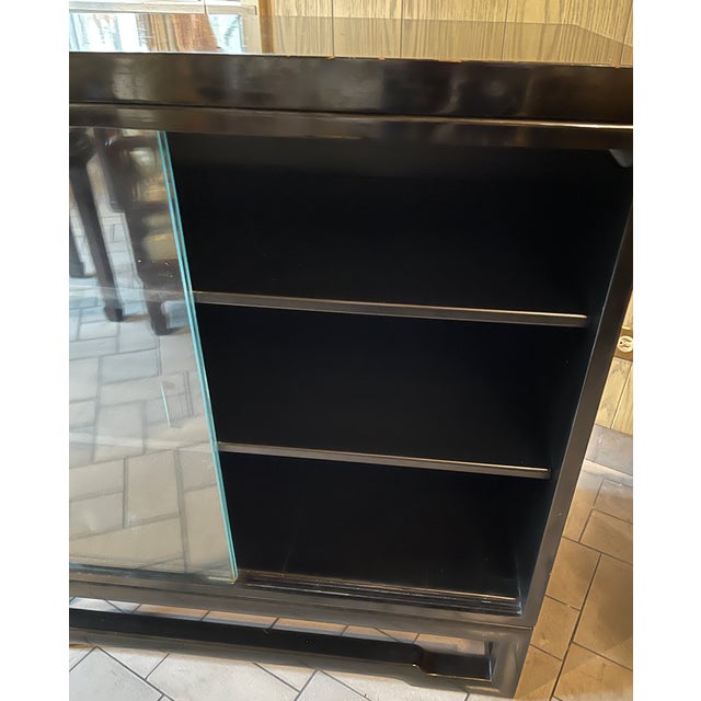Mid Century Glass Front Display Cabinets - A Pair For Sale - Image 16 of 18