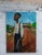 2020s "Mr Ojo", Oil and Chalk Painting on Canvas by Seromo Okoro For Sale - Image 5 of 6