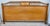 1960s Vintage MCM Hollywood Regency King Headboard Wood Walnut Geometric Circles 60's For Sale - Image 5 of 15