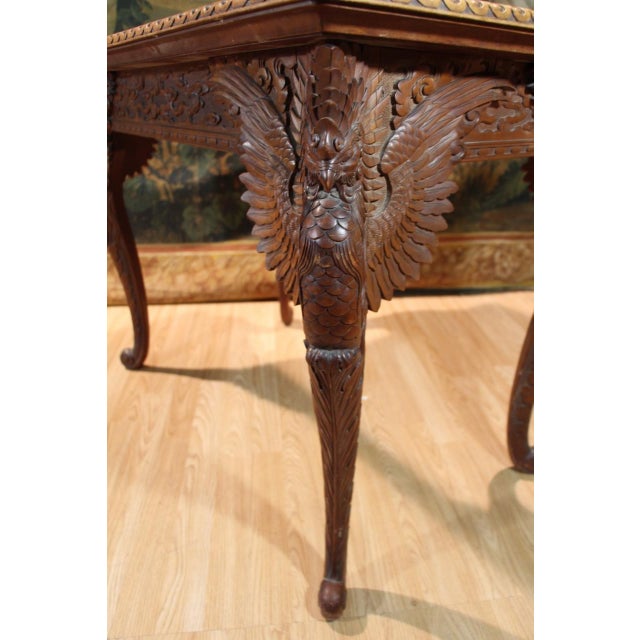 Wood Carved Center Table, 18th Century For Sale - Image 7 of 11