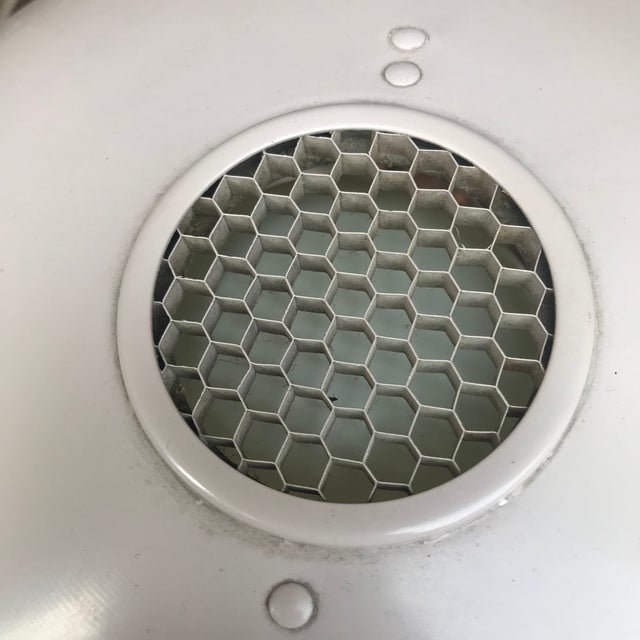 1940s Kurt Versel Enameled Atomic Industrial Floor Lamp For Sale - Image 15 of 18