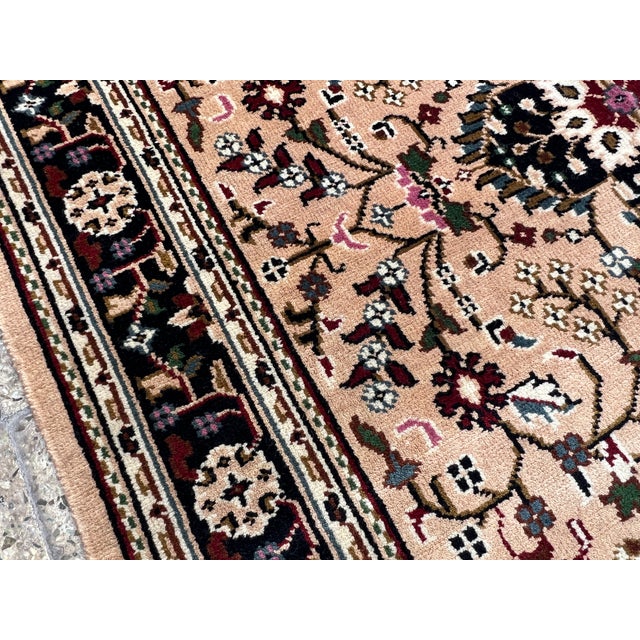 Hand-Knotted Caucasian Style Wool Area Rug - 3'11" X 5'10" For Sale - Image 9 of 12