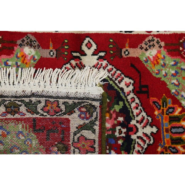 Pasargad Persian Antique Bakhtiari Rug For Sale - Image 4 of 4