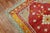 Contemporary Early 20th Century Vivacious Turkish Tulu Square Scatter Size Rug - 3'6" x 3'10" For Sale - Image 3 of 6
