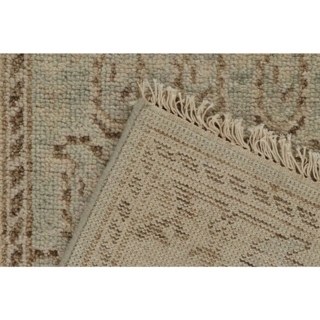 Textile Rug & Kilim’sTribal Style Runner in Blue With Beige-Brown Paisley Patterns For Sale - Image 7 of 7