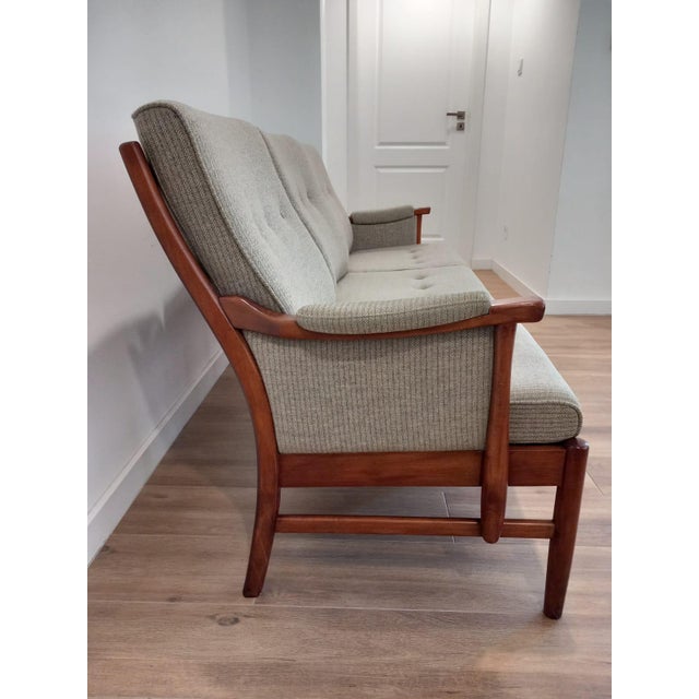 Beige 3-Seater Sofa from Farstrup Møbler, Denmark, 1970s For Sale - Image 8 of 12