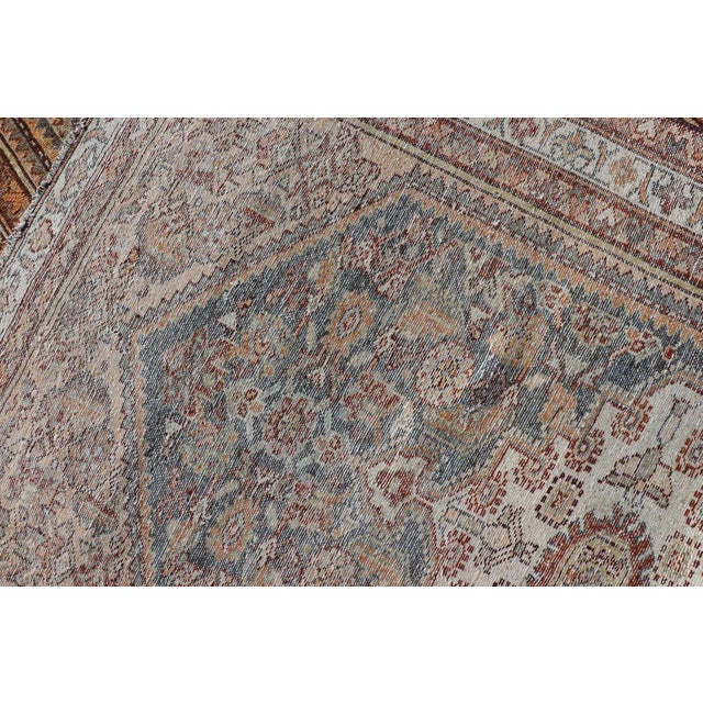 Antique Persian Malayer Runner With All-Over Sub-Geometric Medallion Design 3'1 X 13'0 For Sale - Image 13 of 13
