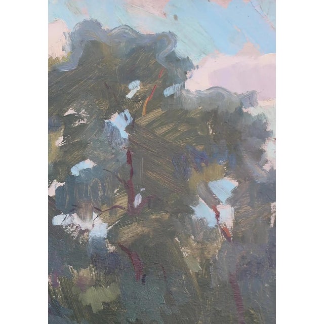 Realism Impressionist Forest Oil Painting, Ukrainian Artist Sokolovsky, 1964 47-34 For Sale - Image 3 of 6