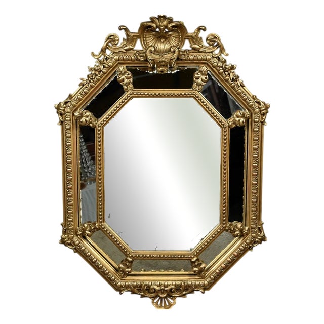 Louis XV Style Mirror with Parcloses For Sale
