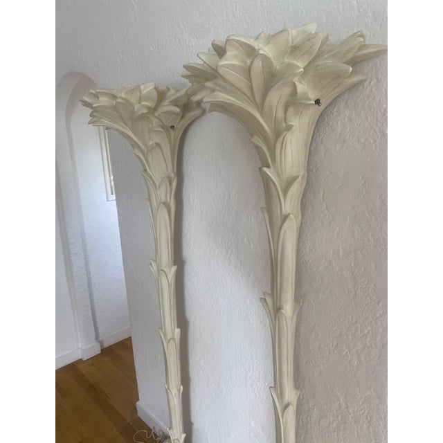 1960s Pair of Fiberglass Torchères in the Manner of Serge Roche For Sale - Image 9 of 13