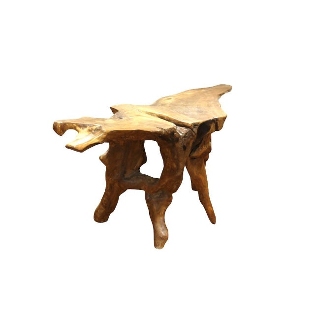 Early 20th Century California Redwood Sculptural Root Table For Sale - Image 16 of 18