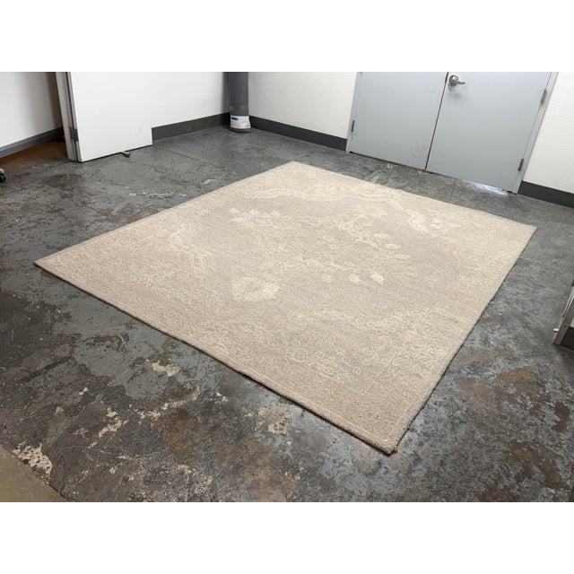 Traditional 8ft2in × 10ft 1in Pottery Barn Kenley Hand Tufted Area Rug For Sale - Image 3 of 12