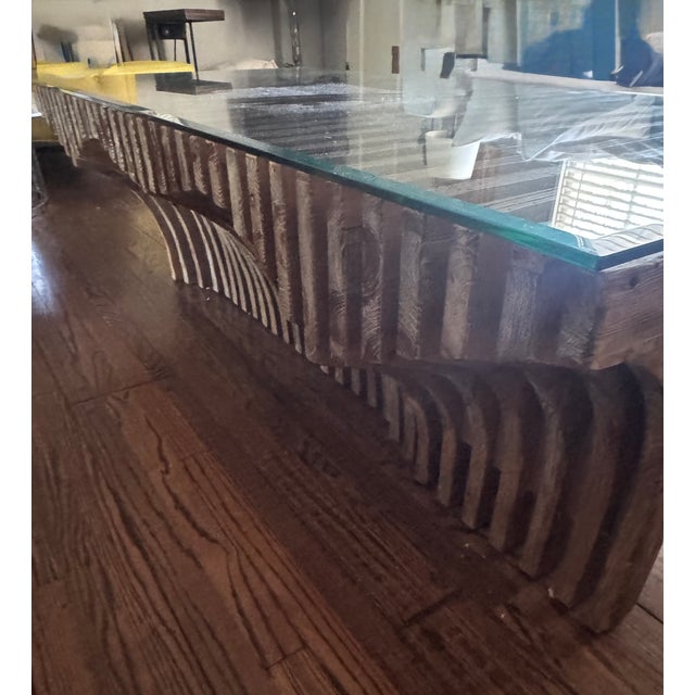 Architectural, organic, and unmistakably California modern — this sculptural coffee table from the Arroyo Series was...