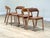 A quiet testament to enduring craft, this set of four Merano chairs by Ton brings together the poetry of tradition and the...