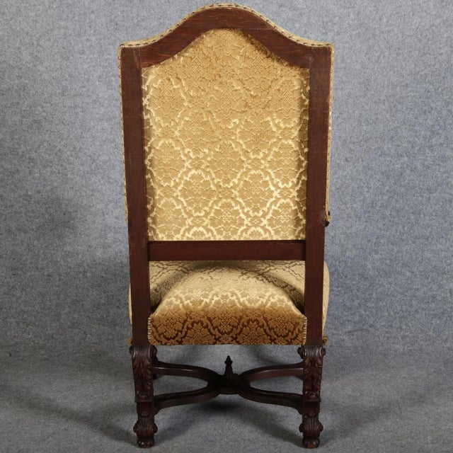Antique Baroque Chair in Oak, 1800 For Sale - Image 14 of 18