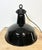 Industrial Black Enamel Factory Lamp with Cast Iron Top from Elektrosvit, 1950s For Sale - Image 10 of 16