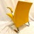 2000 - 2009 Pair of Poltrona Frau "Ravello" Armchair by Ricardo Antonio - in Yellow "Pelle Frau" Leather For Sale - Image 5 of 7