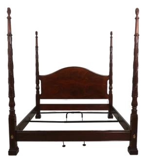 Henkel Harris Mahogany King Size Poster Bed