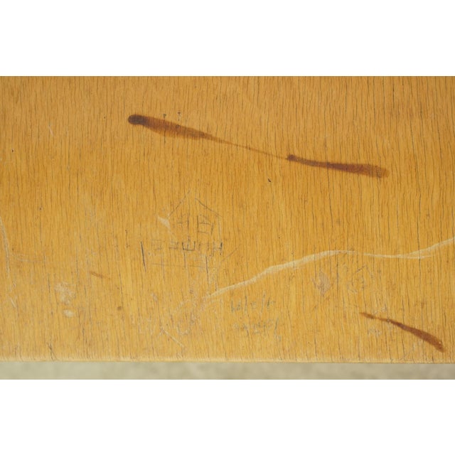 Wood Vintage Art Deco Theater Auditorium Seats For Sale - Image 7 of 12