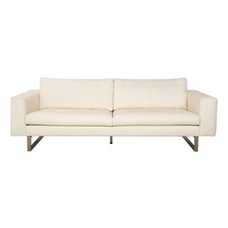 WK 620 4-Seater Sofa in Cream Leather from WK Wohnen For Sale