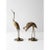 Brass Mid Century Brass Bird Figures For Sale - Image 8 of 11