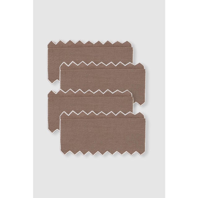 Cocktail Napkin in 100% highest quality linen. Made in Spain by our craftspeople since 1880. Labeled by Maker,Labeled with...